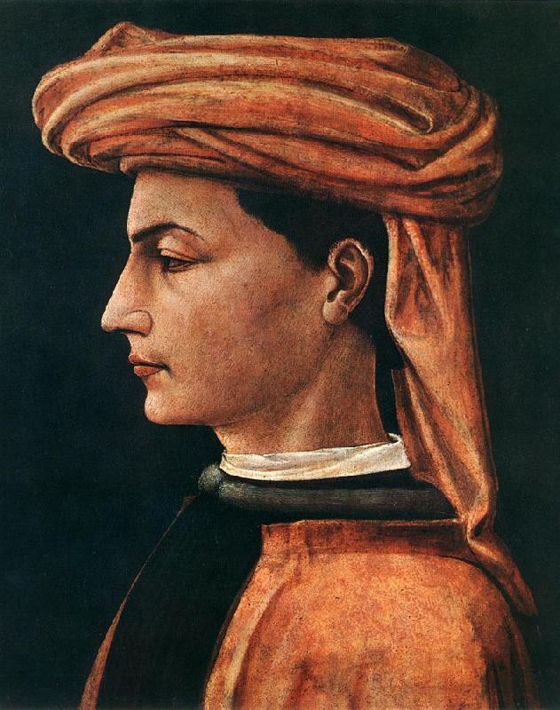 UCCELLO, Paolo Portrait of a Young Man wt